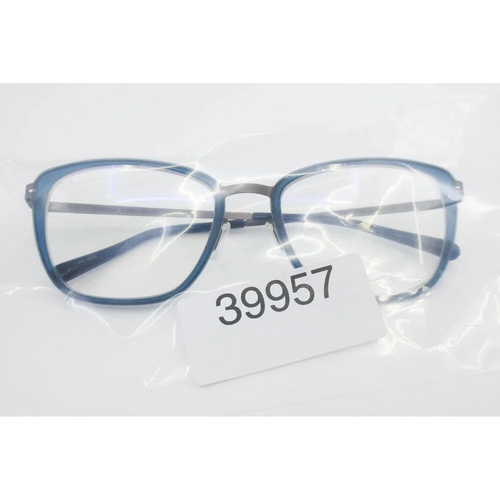 Modo 4056 Teal Titanium Square Eyeglasses Frames 52-18-140 Metal 39957